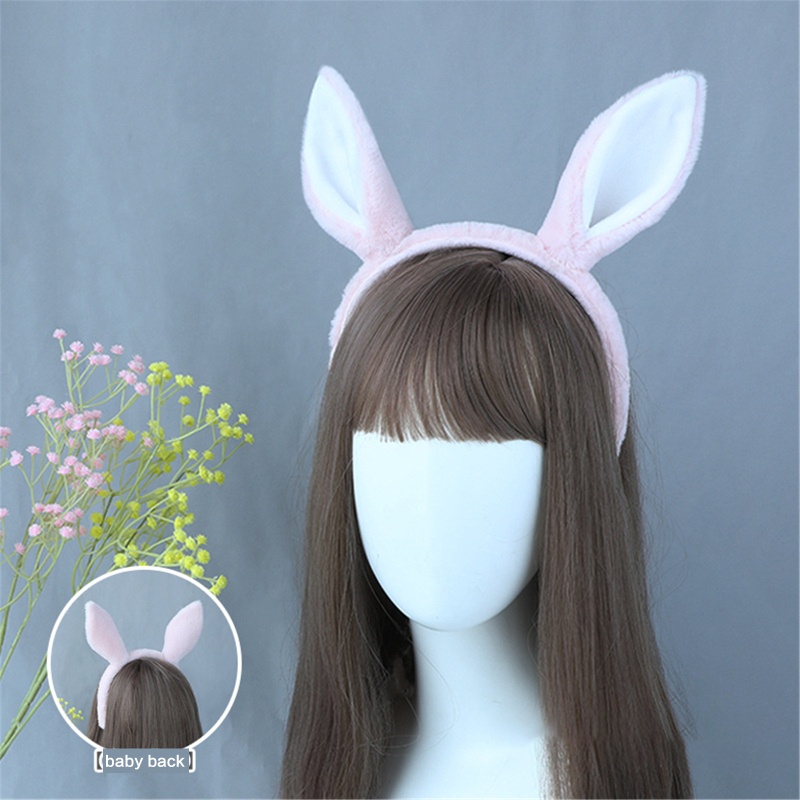 Jenniferab Động Vật Tóc Vòng Lông Thú Giả Dunkey Tai Làm Bằng Tay Mô Phỏng Động Vật Tai Halloween
