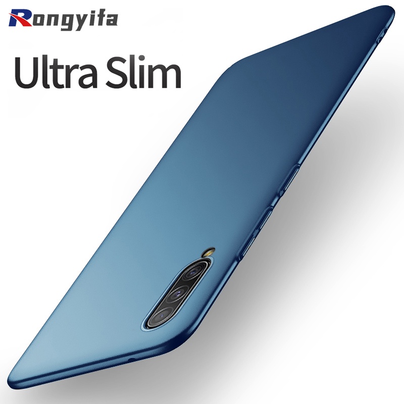 Dành Cho Samsung Galaxy A50S A30S A50 A20 A30 A10 M10 Note 9 8 5 Ốp Lưng Cyan Cứng PC Siêu Mỏng Bao Bảo Vệ Toàn Diện Mờ Trường Hợp Cho Samsung Galaxy A50 A70 A51 A71 5G