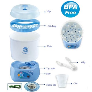 MÁY TIỆT TRÙNG BÌNH SỮA SẤY KHÔ KUKU KU9019