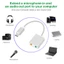 Bộ chuyển đổi BTM USB Type-c 7 1 Trình điều khiển thẻ âm thanh nổi ngoài cần thiết