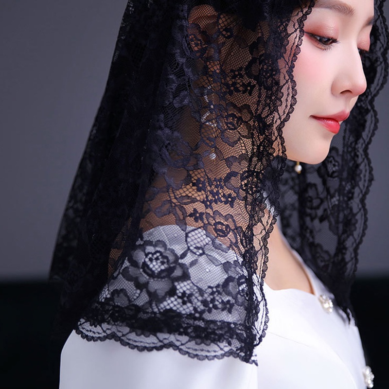 Hl Ren Mantilla Nhà thờ Công giáo Khăn che đầu cho cô dâu
