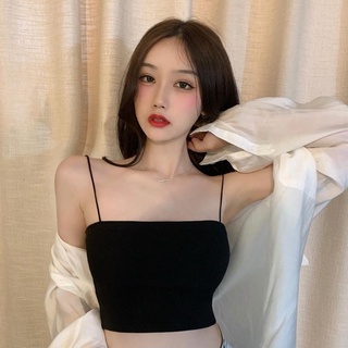 Áo croptop 2 dây nữ trễ vai bigsize kiểu ôm trắng đen siêu xinh đẹp giá rẻ VANISA CT032