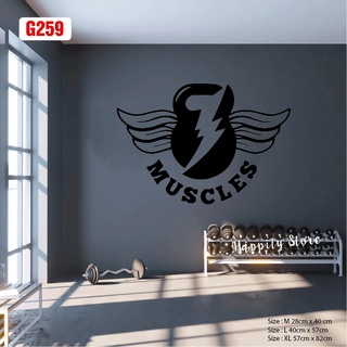 Decal dán tạo động lực, tăng nổi bật trong phòng Gym P17
