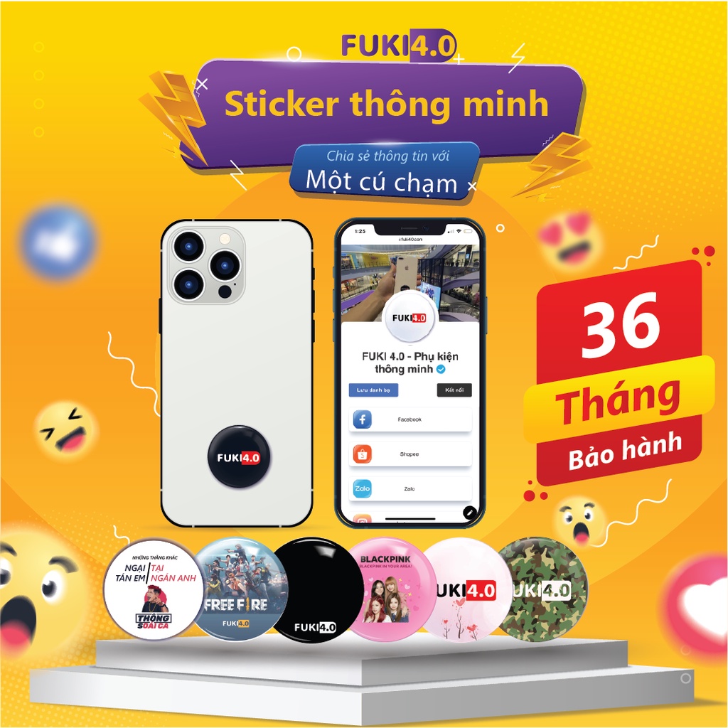 Lợi ích của thẻ cá nhân thông minh và sticker thông minh của FUKI4.0 là gì?
