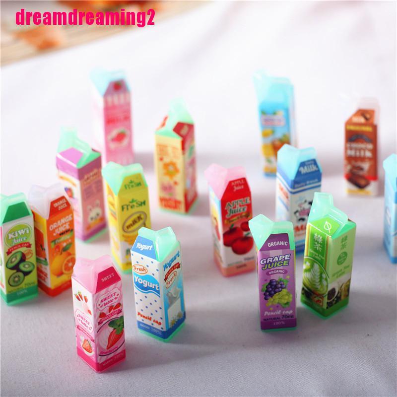 Bộ 4 Mô Hình Nước Ép Dễ Thương Trang Trí Nhà Búp Bê Tỉ Lệ 1 / 12