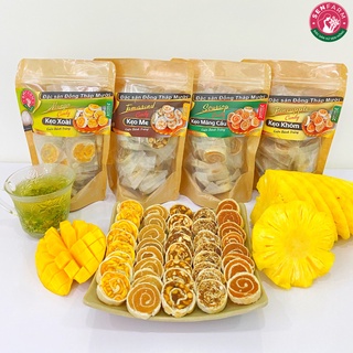 COMBO 4 bịch kẹo trái cây cuộn Senfarm các vị 250g/bịch