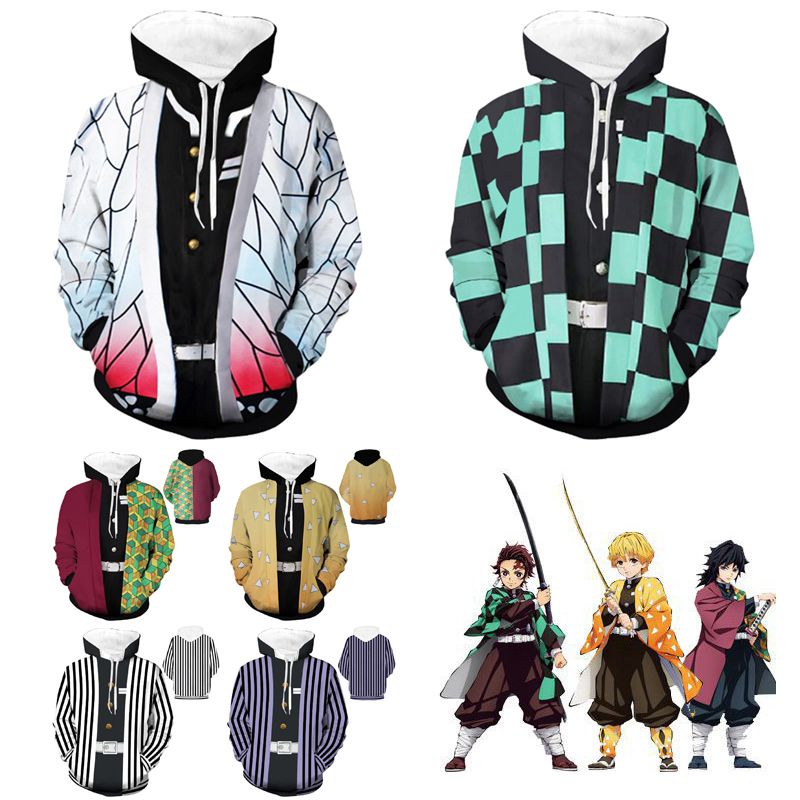 Áo hoodie Kimetsu no Yaiba chất liệu mềm mại, thoải mái