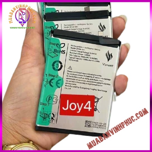 PIN VSMART JOY 4 / BVSM-441,DUNG LƯỢNG 5000MAH / BẢO HÀNH 12 THÁNG ...