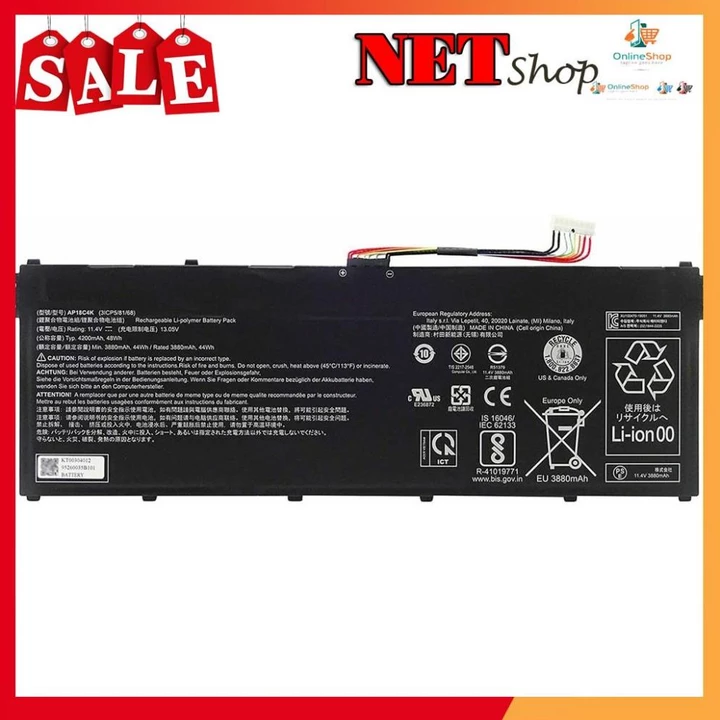 💖 Pin Acer (Original)48Wh Aspire 3 A315-42 A315-54 Aspire 5 A514-52 A515-43 AP18C4K Battery