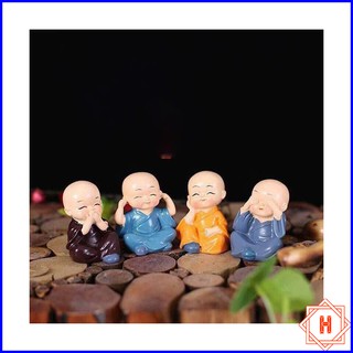 Bộ tượng 4 chú tiểu tứ không (Có hộp hàng loại 1 ) { H }