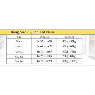 Quần lót nam thông hơi - quần sịp nam tam giác đùi nhật bản - có size lớn MLQ01