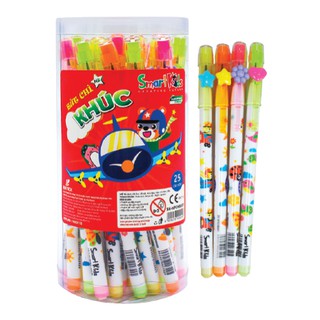 Combo 5 Bút chì khúc thân đục SK-NPCHB001 SMARTKIDS Dành cho học sinh cấp 1 Chì đậm nét, vỏ nhựa êm tay