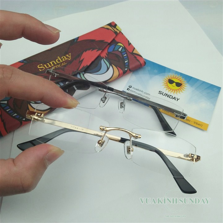 Gọng kính cận titanium sunday TT06