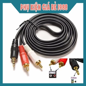 Dây AV Kết Nối Âm Thanh 1 ra 2 - 1 ra 3 kết nối với âm ly hoặc loa
