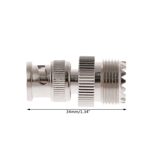 Dusur BNC Nam Cắm Vào UHF SO239 PL-259 Nữ Jack RF Đồng Trục Đầu Nối Cáp