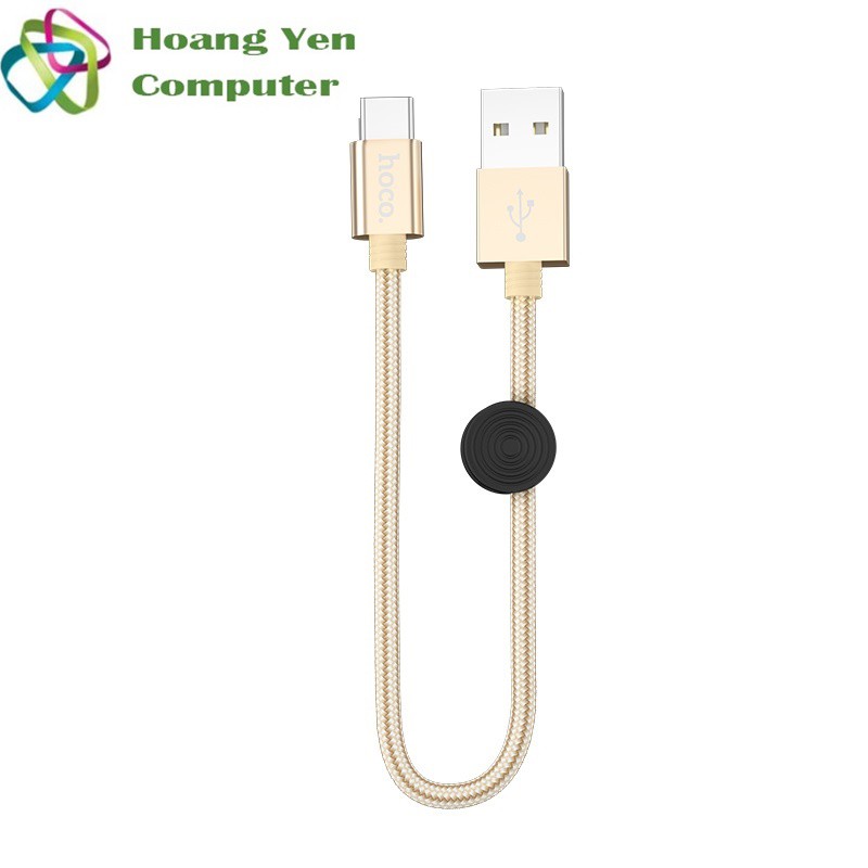 Cáp Sạc TYPE C Hoco X35 Dài 25CM Dây Dù Cho Android - BH 6 Tháng 1 đổi 1 (MÀU SẮC NGẪU NHIÊN) - Hoàng Yến Computer