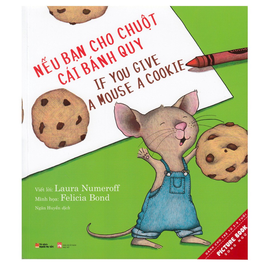 [Mã BMLTB35 giảm đến 35K đơn 99K] Sách - Nếu Bạn Cho Chuột Cái Bánh Quy (If You Give A Mouse A Cookie…)