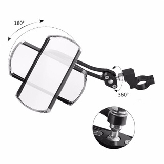 Sai 360° Gương Xe Đạp Điều Chỉnh Được, Hợp Kim Nhôm, An Toàn cho Người Đi Xe Đạp