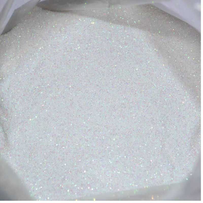 Chai kim tuyến sequin resin 4 màu trắng cầu vồng dùng làm trang sức trang điểm làm móng tay