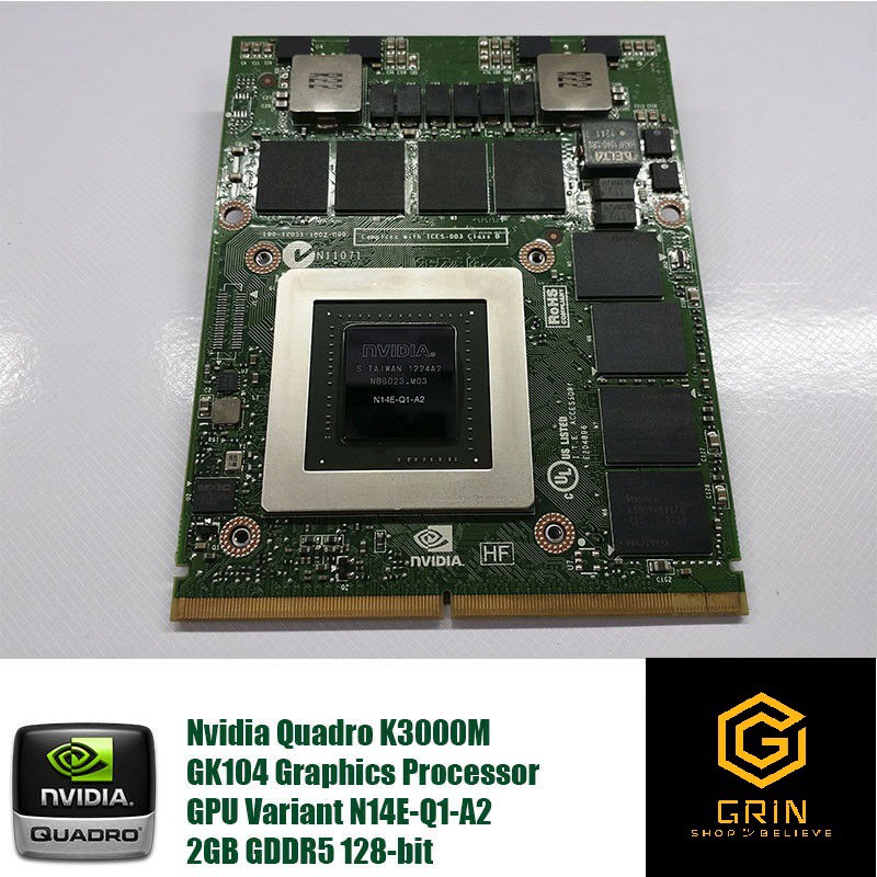 Nvidia quadro k3000m 2gb hot sale