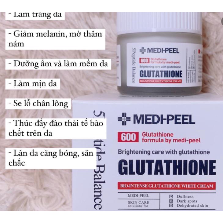 Kem Dưỡng Trắng Da MEDI PEEL Glutathione 600 White Cream Medi-Peel