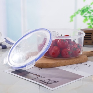 Bộ 3 hộp tròn bảo quản thực phẩm Việt Nhật 6536,bộ 3 hộp tròn có nắp gài đựng thức ăn an toàn tiện dụng  ( H )