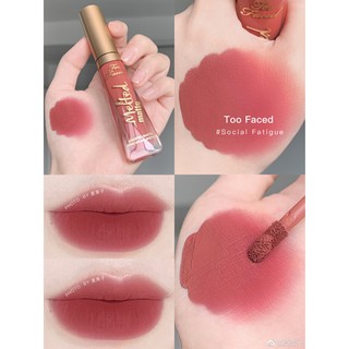 Son Kem Lì Too Faced – Melted Matte Pumpkin Spice, Gingerbread Man🎅🏻 &  Girl 🤶🏻, Social Fatigue, Nasty Girl | Shopee Việt Nam