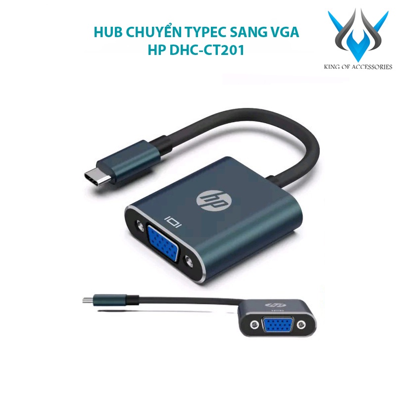 Cáp chuyển TypeC sang VGA HP DHC-CT201 FullHD - thích hợp tivi/ laptop ...