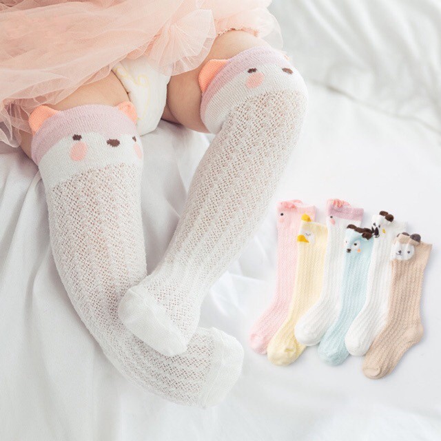Vớ cotton DàI MềM MạI ẤM ÁP Cho Bé GáI