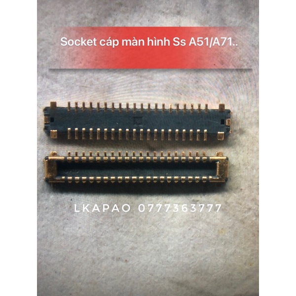 Socket 20 chân trên cáp màn hình Samsung a51/a71 | Shopee Việt Nam