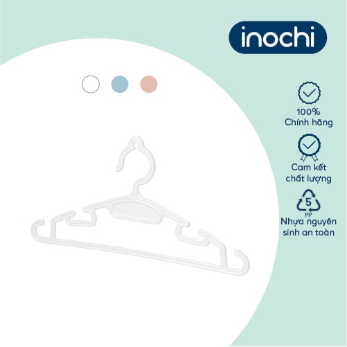 Móc áo mỏng trẻ em Inochi cao cấp, dày dặn, chịu lực tốt