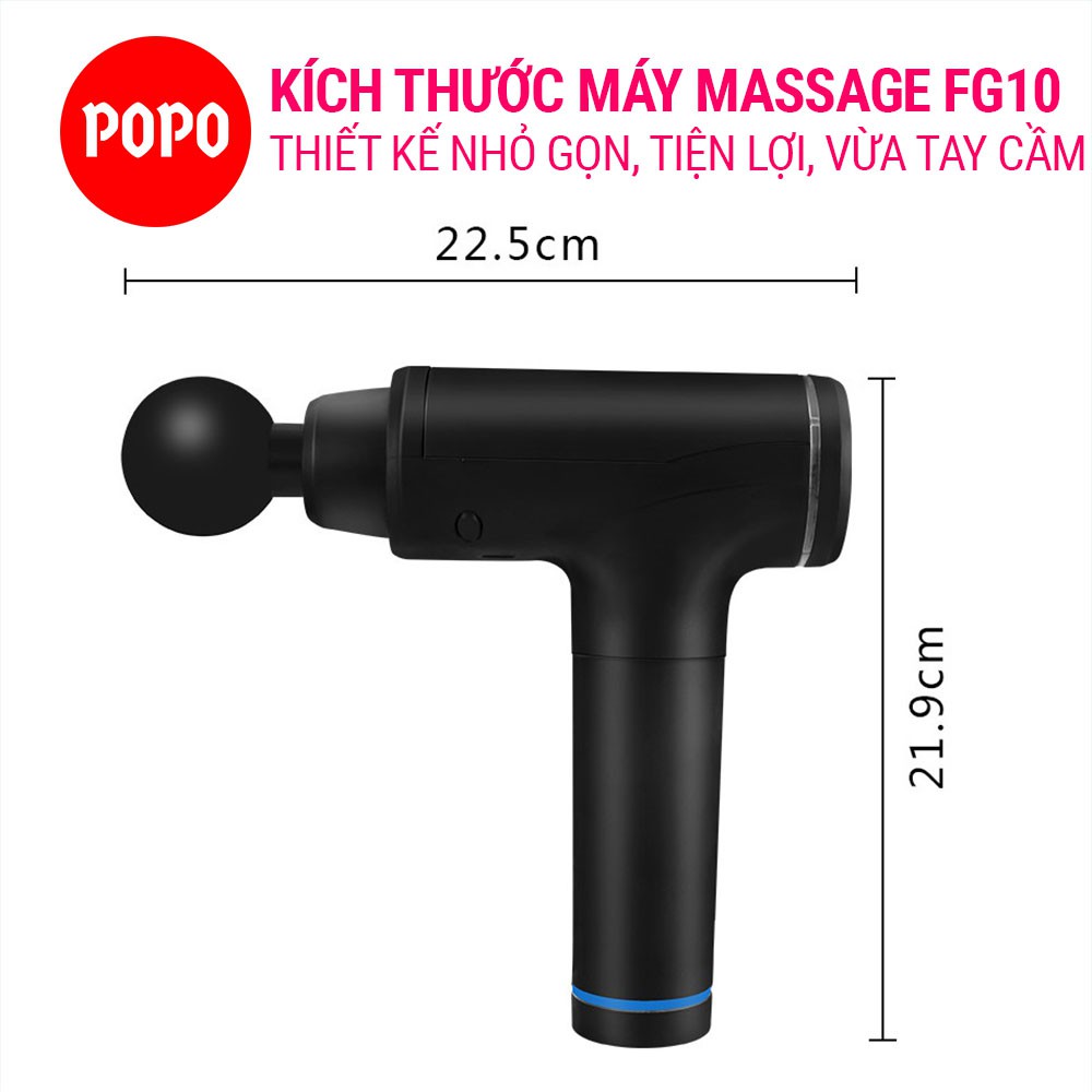 Máy massage cầm tay Fascial Fun giảm đau nhức, căng cơ cho người vận động thể thao, người cao tuổi