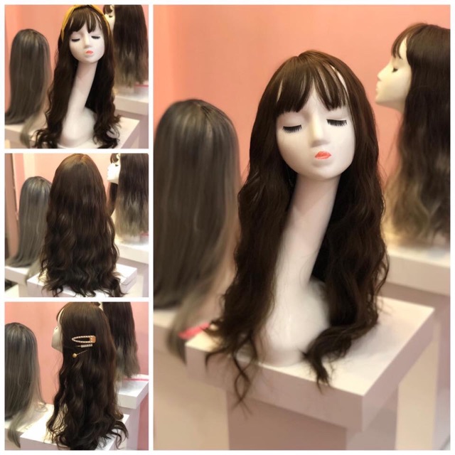 💯HÀNG CAO CẤP💯 BỘ NGUYÊN ĐẦU SÓNG XÙ TẶNG LƯỚI TRÙM