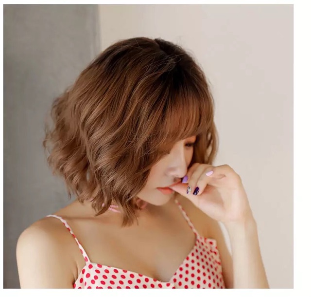 🎁TÓC NGUYÊN ĐẦU🎁 SÓNG XÙ NGẮN LƯỚI HOA CAO CẤP