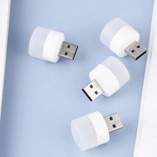 Đèn Led USB Mini 1W Dùng Nguồn Cổng USB 5V Có Ánh Sáng Trắng Và Ánh Sáng Vàng Bảo Vệ Mắt