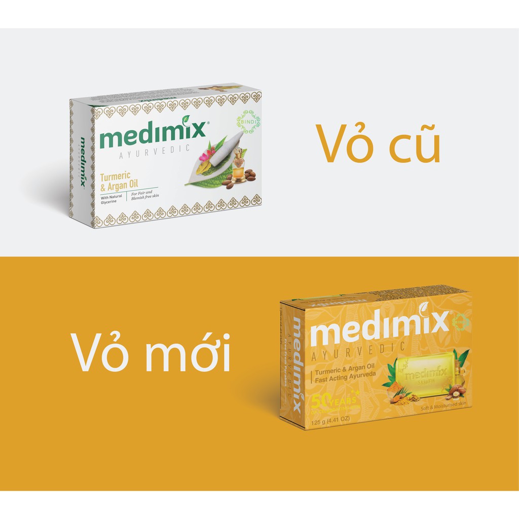 Ảnh Xà Phòng Medimix Nghệ & Dầu Argan 125g 2