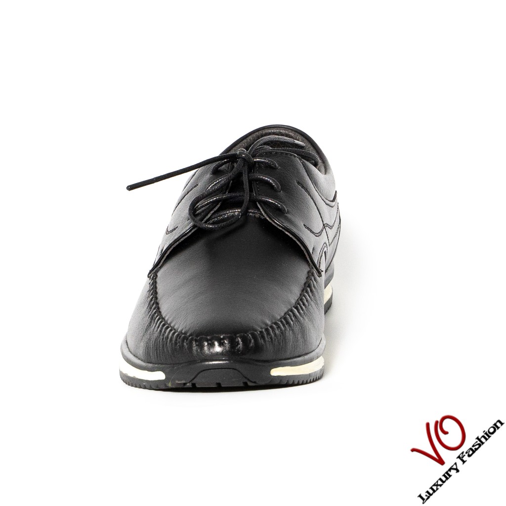 Ảnh Giày mọi da bò thật màu đen trẻ trung VO Shoes_2997 3