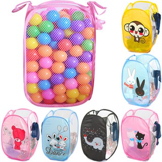 Sọt Vải Đựng Đồ HỌA TIẾT Gấp Gọn - Giỏ Đựng Quần Áo - Đựng Đồ Chơi Cho Bé