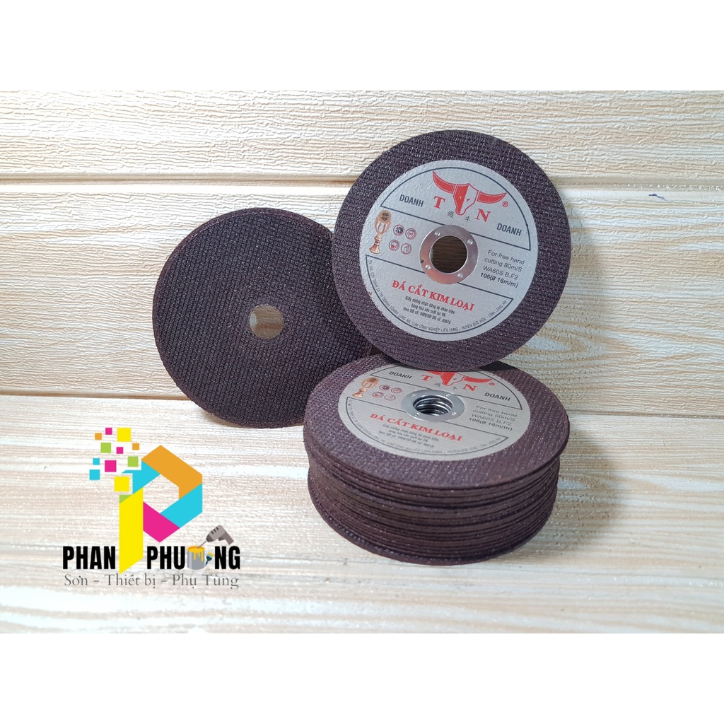 ĐÁ CẮT KIM LOẠI ĐẦU TRÂU TN DOANH DOANH ( Ø 16 X 106mm)[LOẠI 1]