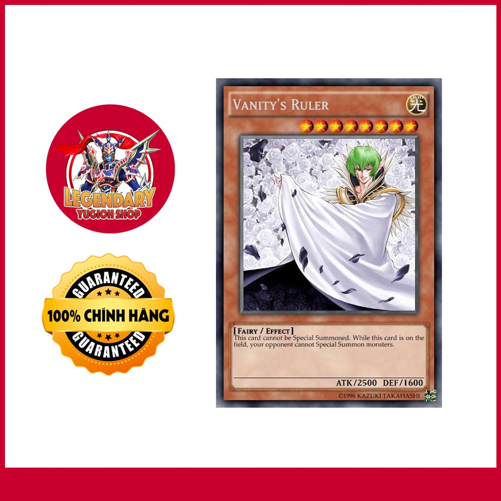 [Thẻ Bài Yugioh Chính Hãng] Vanity's Ruler | Shopee Việt Nam