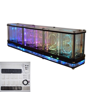 Đồng hồ đèn LED nhiều màu trang trí nội thất nhà cửa