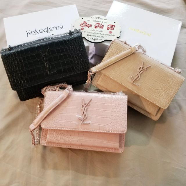 Túi da rắn khoá bấm bản đẹp nhất ( có hộp) | Shopee Việt Nam