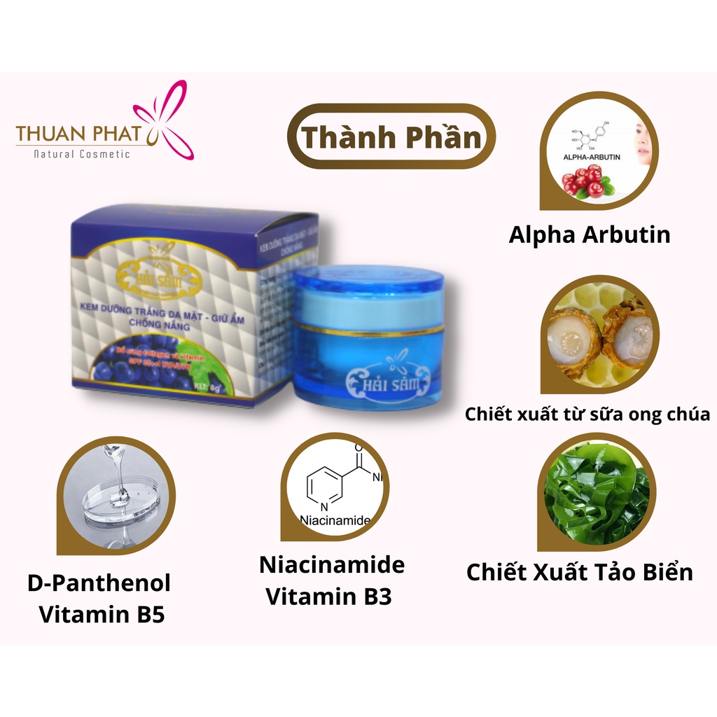 Kem Dưỡng Trắng Da - Giữ Ẩm - Chống Nắng THUẬN PHÁT Natural Cosmetic
