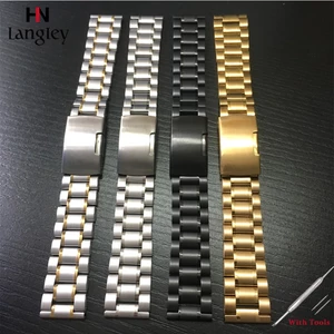 Dây đeo đồng hồ inox thời trang 14mm 16mm 18mm 19mm 20mm 21mm 22mm 24mm 26mm