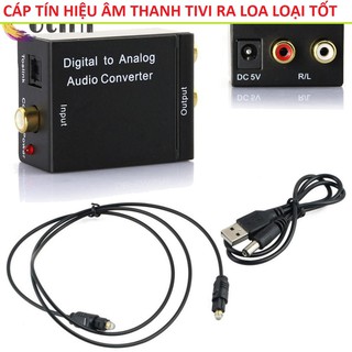 Bộ chuyển đổi âm thanh tivi ra loa quang học cao cấp loại tốt chinh hãng