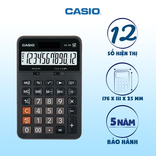 Máy Tính Casio AX-12B Màn Hình Lớn - Phím Nảy Êm, Tính Lãi MU Nhanh Cho Chủ Shop, Thu Ngân