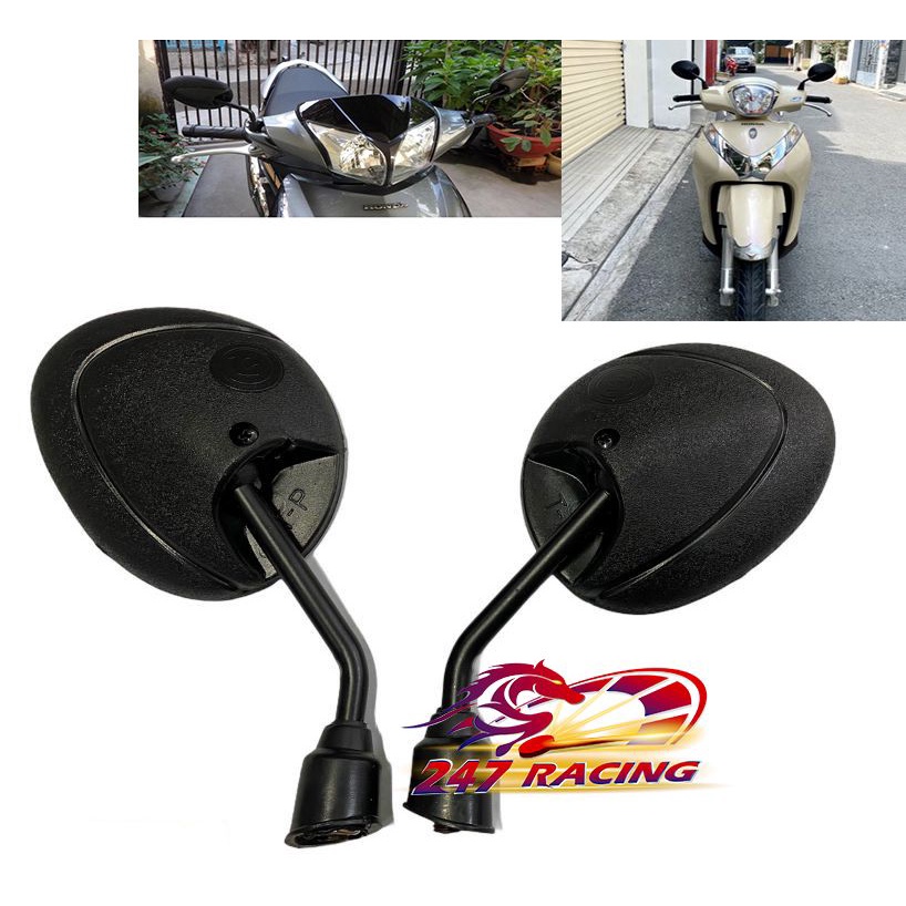 Cặp kính chiếu hậu kiểu Mèo gắn các loại xe máy (1 cặp)