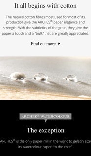 Sổ - Giấy vẽ ARCHES AQUARELLE vẽ màu nước, 185gsm/ 300gsm, thành phần 100% cotton