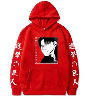 Áo Hoodie Tay Dài In Hình Levi Ackerman Attack On Titan Thời Trang Đường Phố Mùa Thu Cho Nam Và Nữ