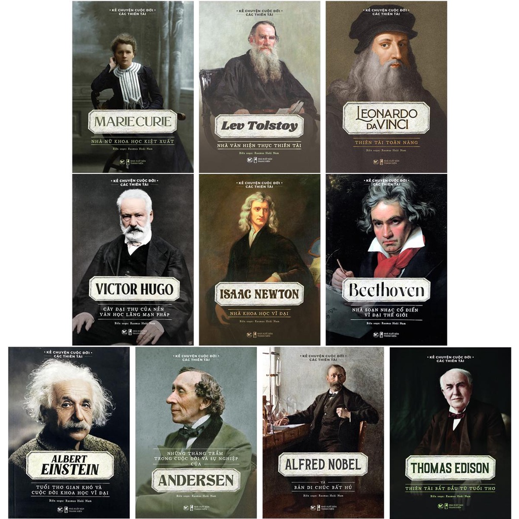 Mô tả Sách - Kể Chuyện Cuộc Đời Các Thiên Tài: Marie Curie, Isaac Newton, Beethoven,... (lẻ tùy chọn) - 1